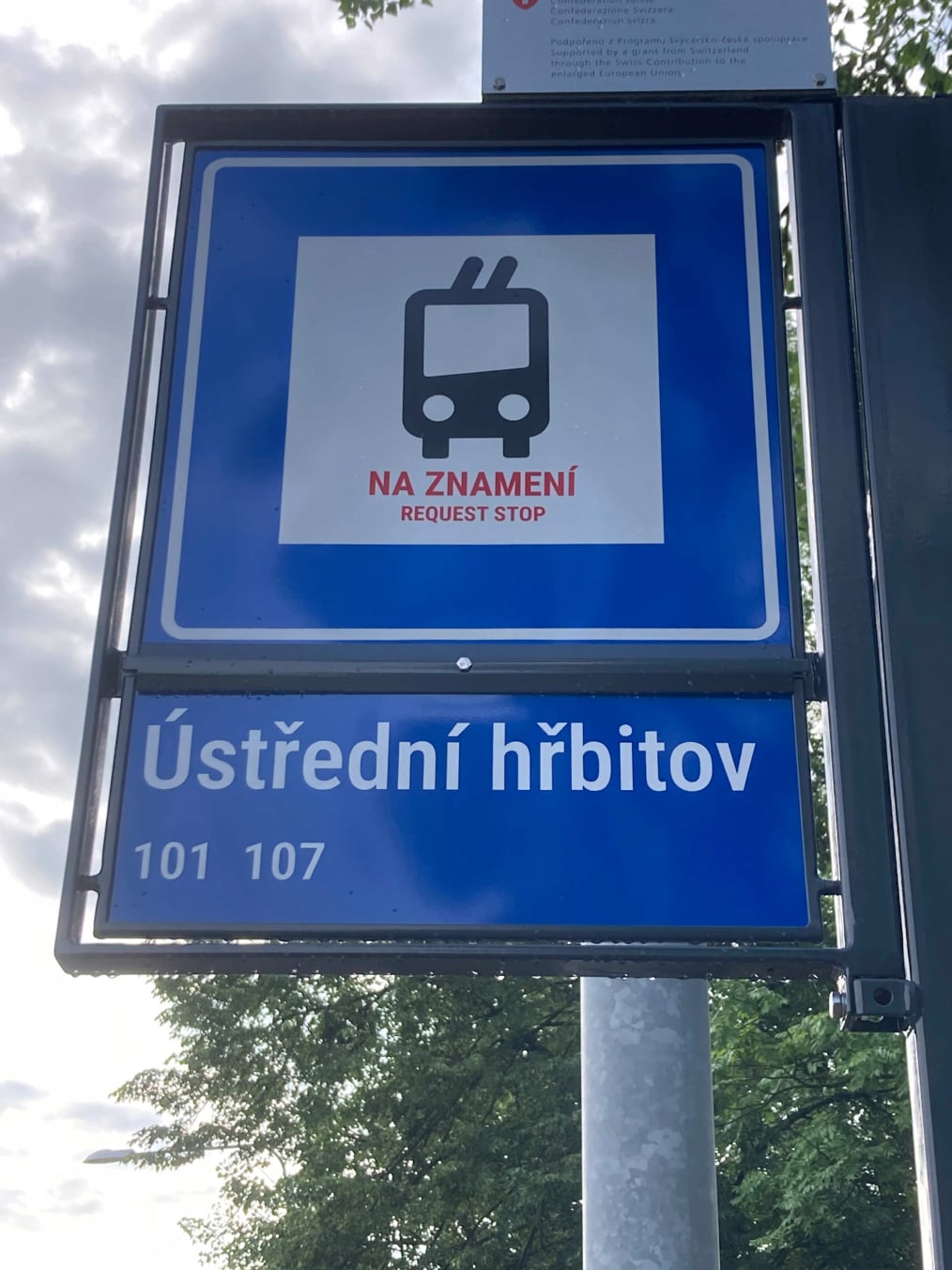 Zastávka 101 a 107